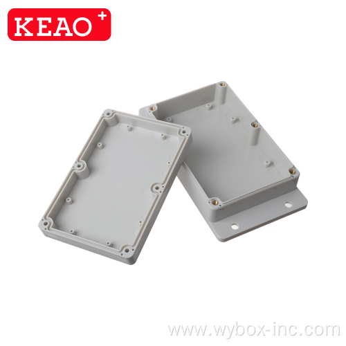 IP65 plastic waterproof junction box with mounting ear abs box plastic enclosure electronics ip65 plastic enclosure outdoor box